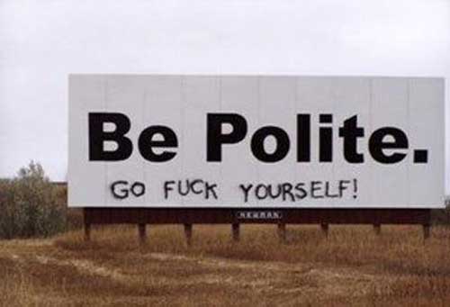 Be Polite