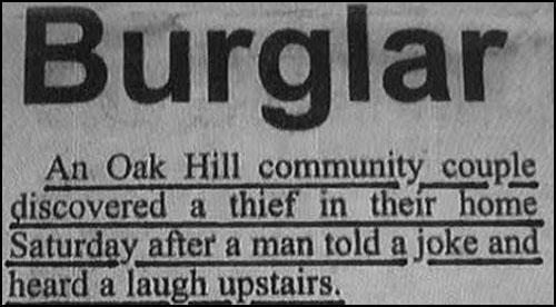 Burglar FAIL