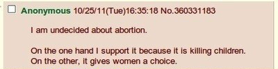 Undecided About Abortion